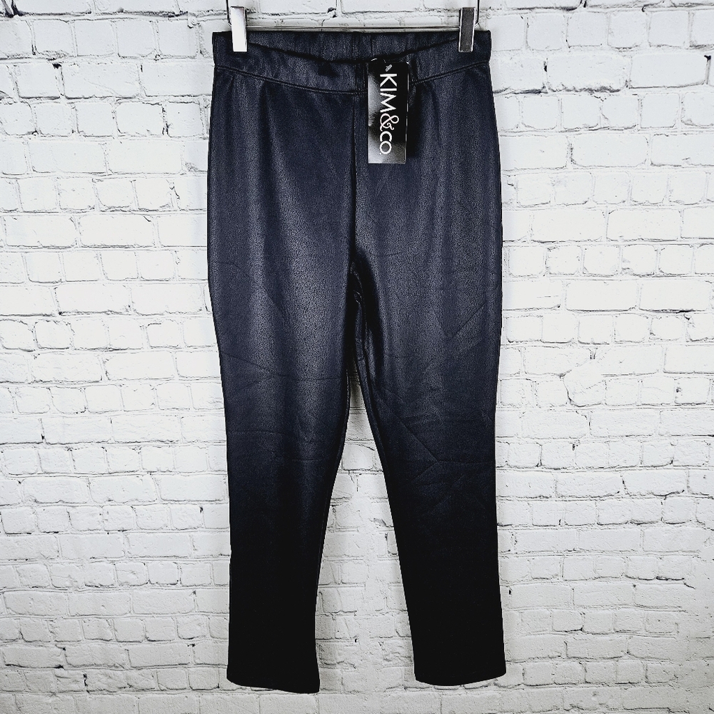 KIM & CO | high waist pull on stretch slim legging pants